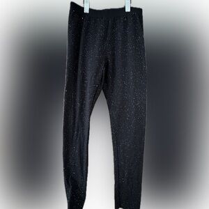 Kid's Cat & Jack Glittery Black Leggings